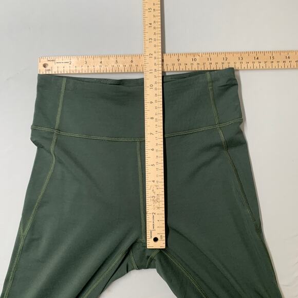 Allbirds Women Leggings Small Green Active Pants Yoga Gym Wool Blend 26.5 - Picture 5 of 10